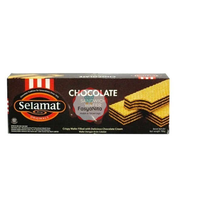 

Selamat Wafer Chocolate 198 Gr Slamat sandwich coklat - FasyAnita Mart Denpasar