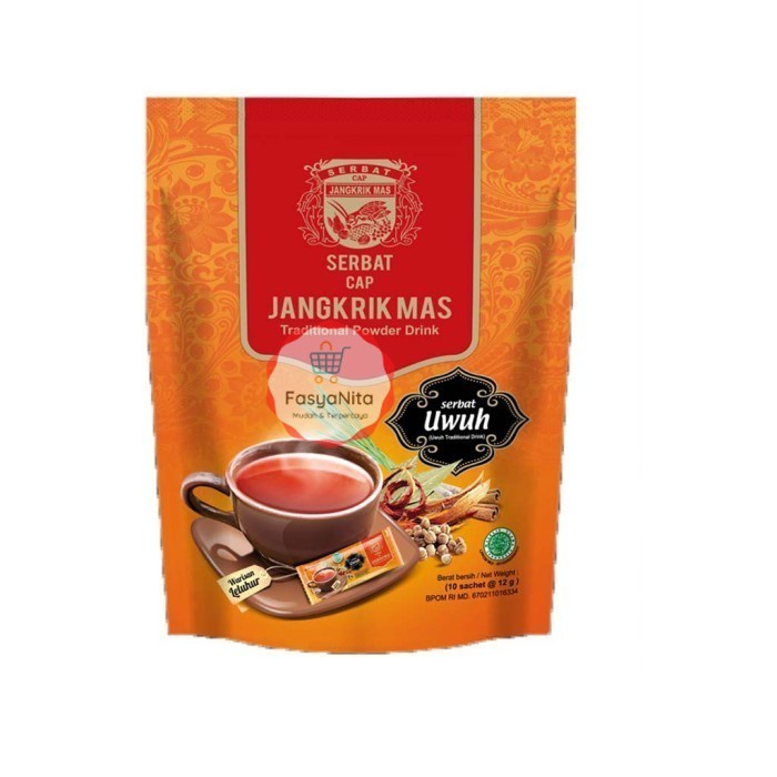 

Serbat cap jangkrik mas traditional power drink 120gr (10 x12gr) - FasyAnita Mart Denpasar