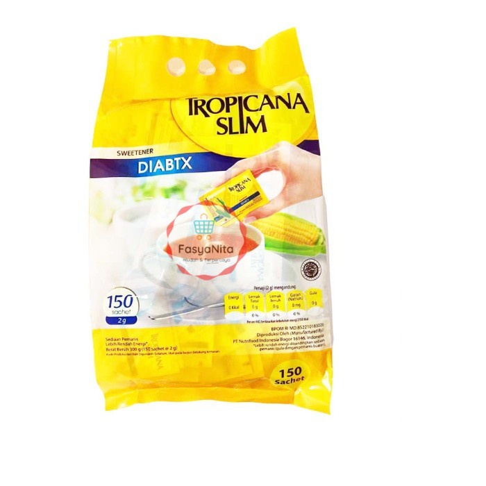 

Tropicana Slim Diabtx Sweetener 150 sachet - FasyAnita Mart Denpasar