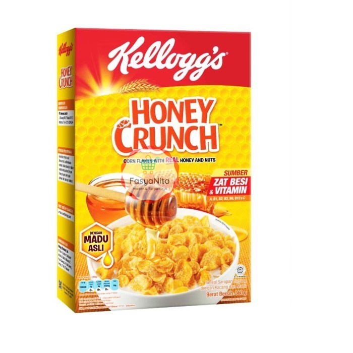 

Kellogg's Honey Crunch Corn Flakes Kelloggs Sereal Sarapan 360gr - FasyAnita Mart Denpasar