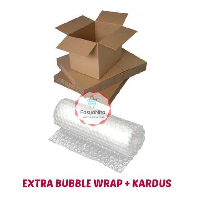 

Bubble Wrap atau Kardus Box Untuk Tambahan Packing Lebih Aman - FasyAnita Mart Denpasar