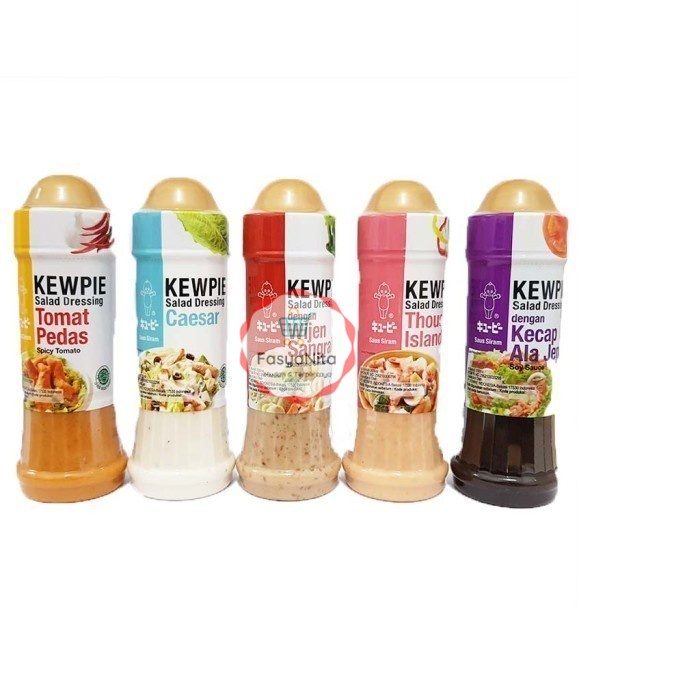 

KEWPIE Salad Dressing Saus Siram 200 ml Wijen Caesar Thousand - Soy Sauce - FasyAnita Mart Denpasar