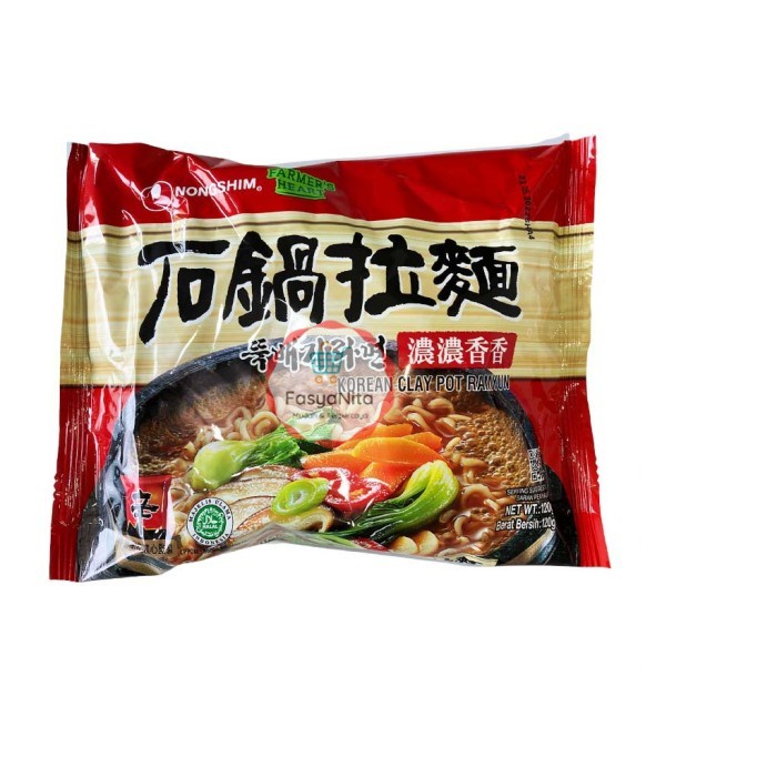 

NongShim Korea Clay Pot Ramyun 120g / Mie Korean Claypot - FasyAnita Mart Denpasar