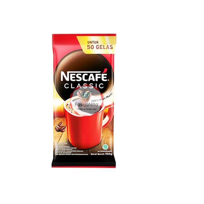 

Nescafe Classic Kopi Instan 100gr Nestle Kopi Murni - FasyAnita Mart Denpasar