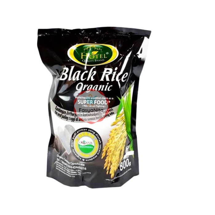 

Beras HOTEL Hitam Organik 800gram Black Rice Organic - FasyAnita Mart Denpasar