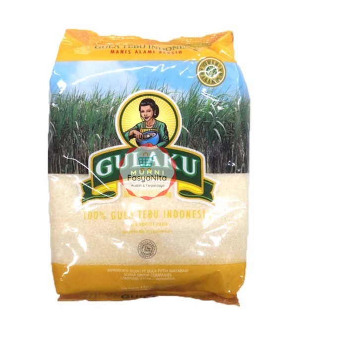 

Gulaku Gula Pasir Kuning Gula Tebu 1 kg - FasyAnita Mart Denpasar