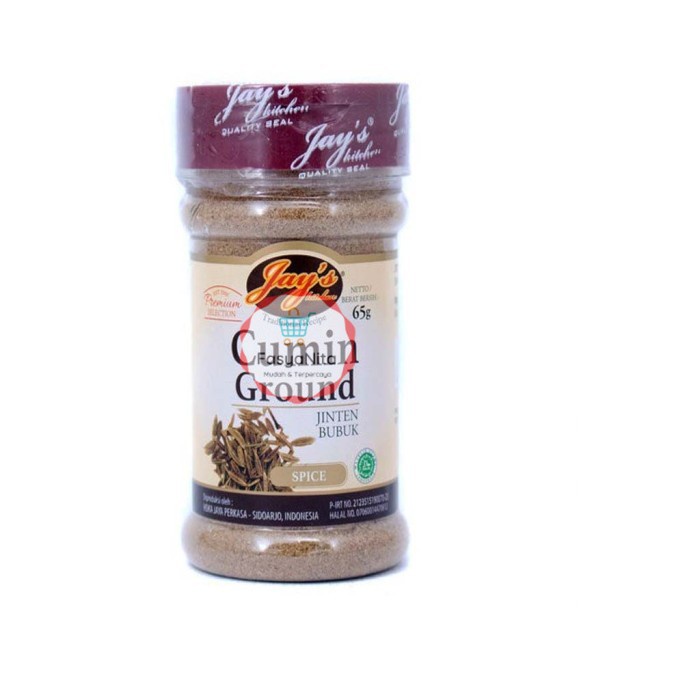 

JAY's JAYS Cumin Ground - Jinten Bubuk 65 Gr - FasyAnita Mart Denpasar