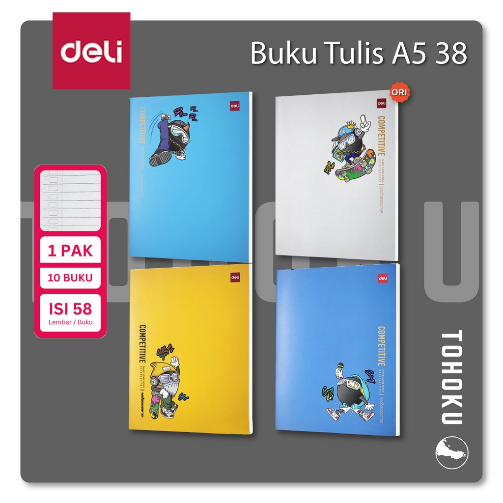 

Deli - Buku Tulis Sekolah Anak 38 A5