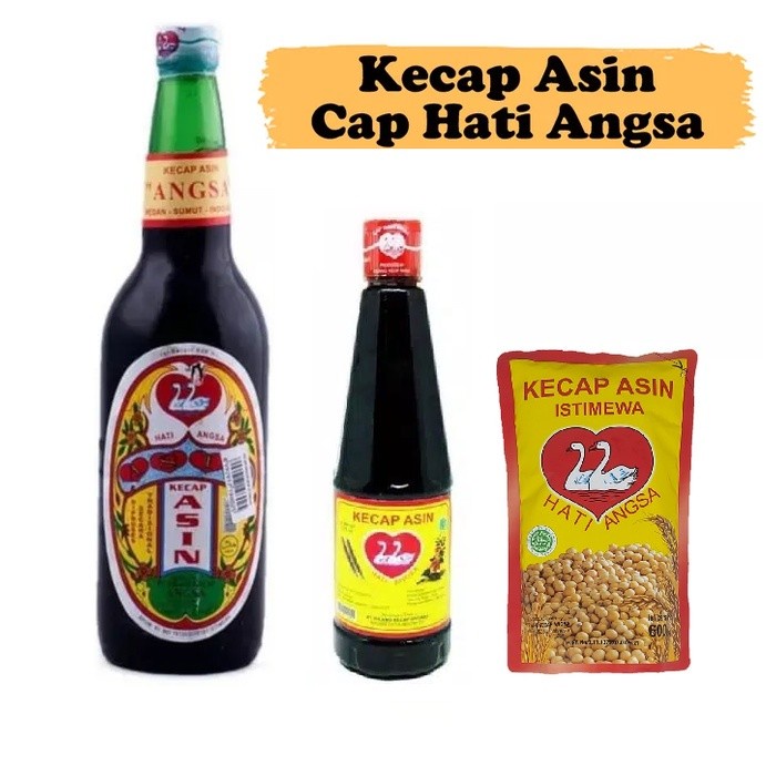 

Kecap Asin Hati Angsa Pouch 600 ml refill kecap hati angsa Botol 275 ml