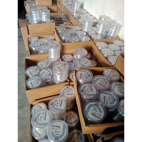 senar pancing terkuat original daiwa justron 500m putih