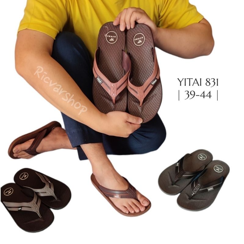 SANDAL JEPIT KARET YITAI CASUAL 831 (39-44) PRIA DAN WANITA