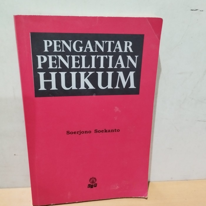 original pengantar penelitian hukum