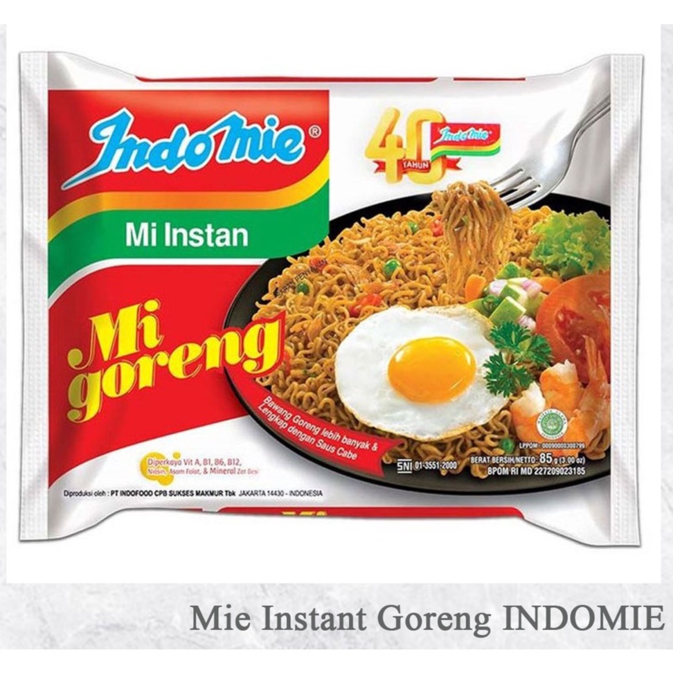 

10pcs Indomie Goreng Mie instant 84gr Mie Goreng Indomie