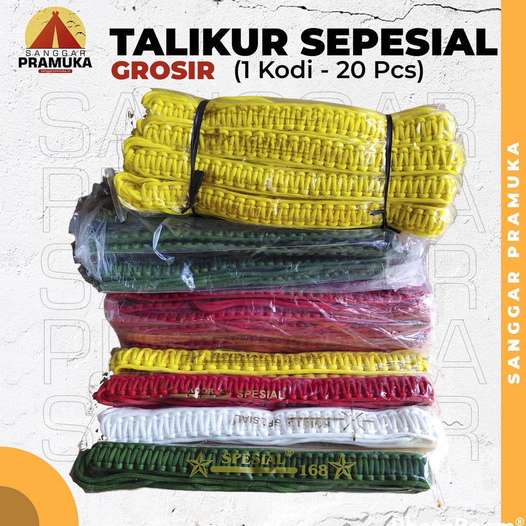 Talikur Grosir / Tali Peluit / Tali Sagkur Pramuka Grosir 1 Kodi