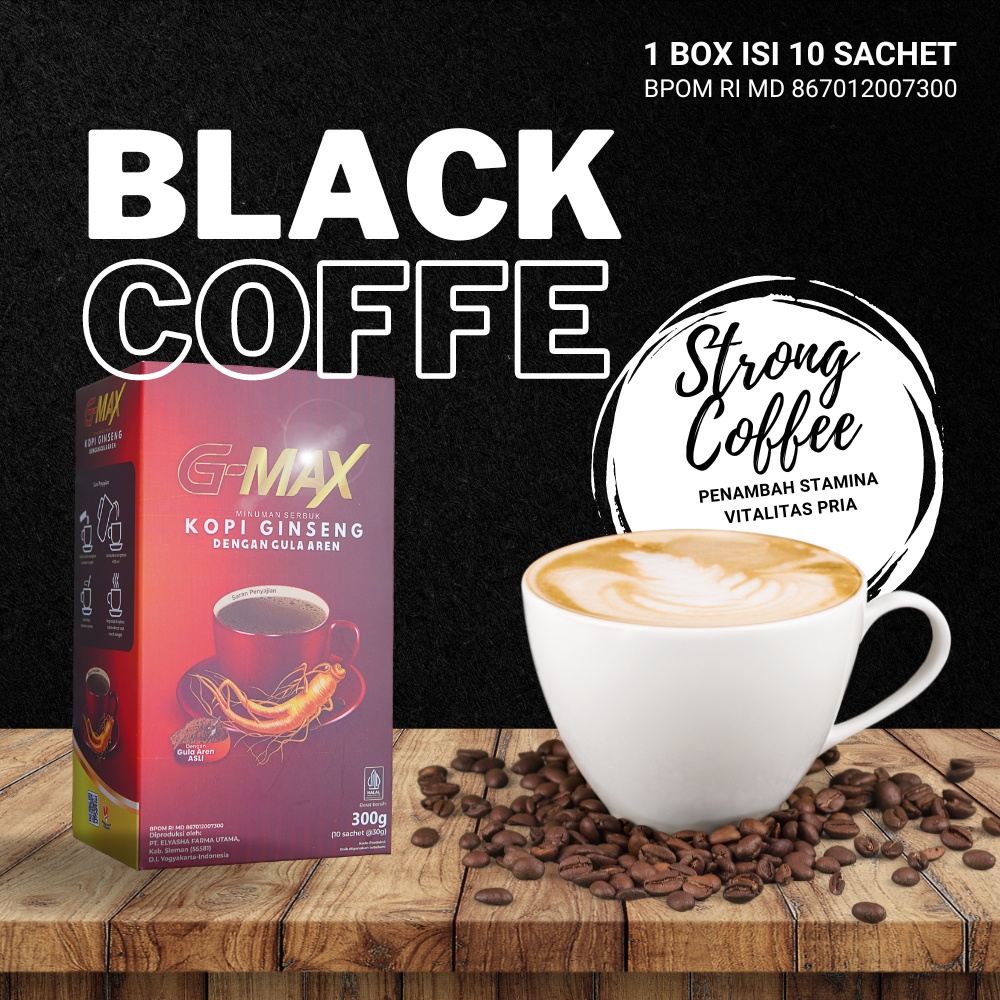 

[READY COD] kopi bubuk G-MAX selera pria 4 pcs