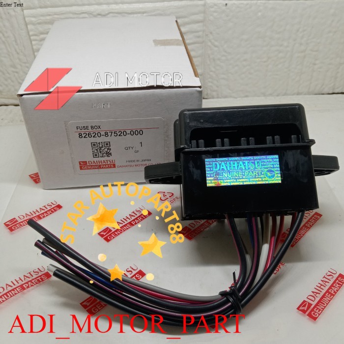 Fuse Box Rumah Sekring S89 Zebra 1.3 1300cc