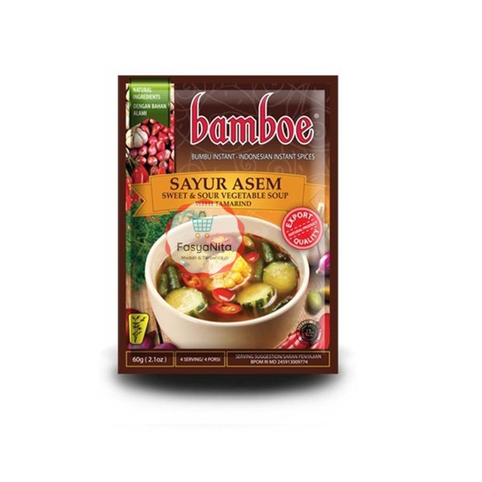 

Bamboe sayur asem bumbu instan - FasyAnita Mart Denpasar