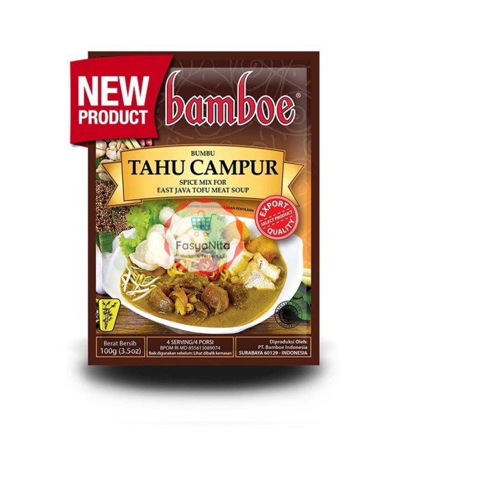 

Bamboe tahu campur bumbu instan - FasyAnita Mart Denpasar