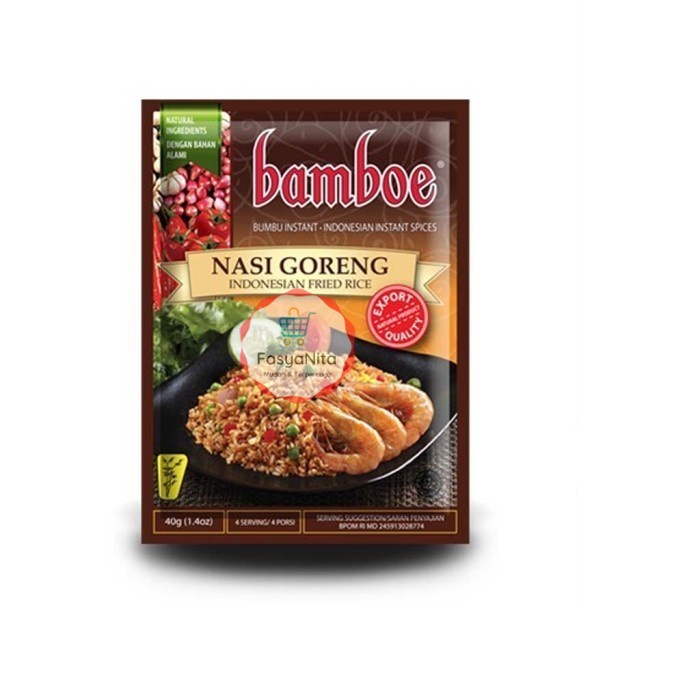 

Bamboe nasi goreng bumbu instan - FasyAnita Mart Denpasar