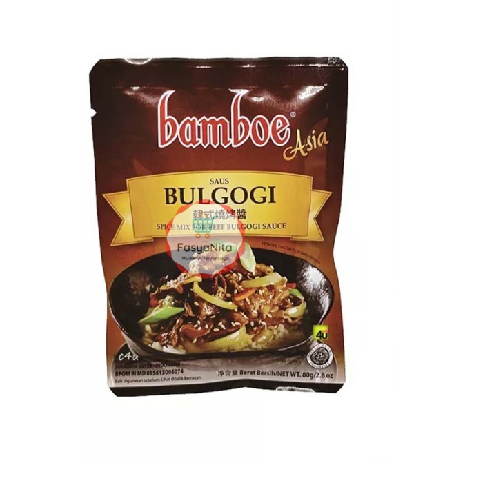 

Bamboe Saos Bulgogi 80 gr - FasyAnita Mart Denpasar