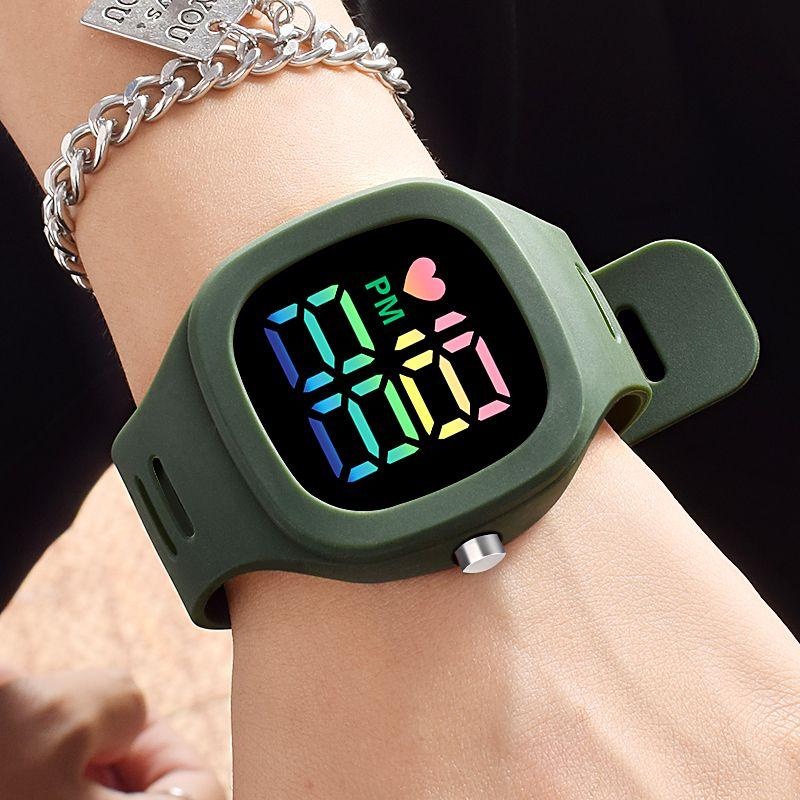 JAM TANGAN PRIA WANITA JAM TANGAN ORIGINAL JAM TANGAN DIGITAL LED TALI RUBBER