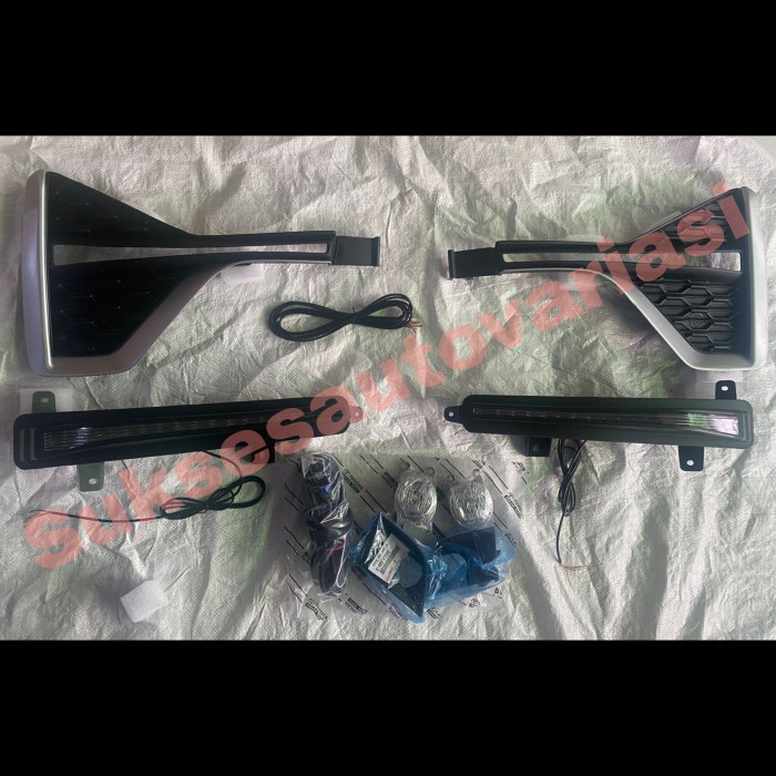 Paket DRL Innova Zenix + foglamp led zenix + foglamp cover zenix