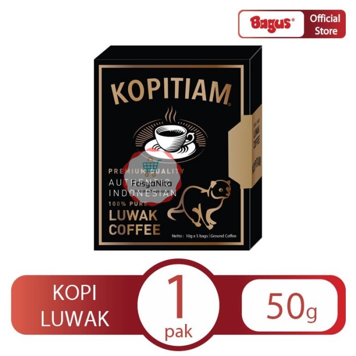 

KOPITIAM 100% luwak coffee - FasyAnita Mart Denpasar