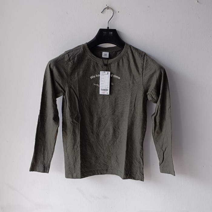 Devirock Kaos panjang wanita murah Kaos panjang wanita hijau army