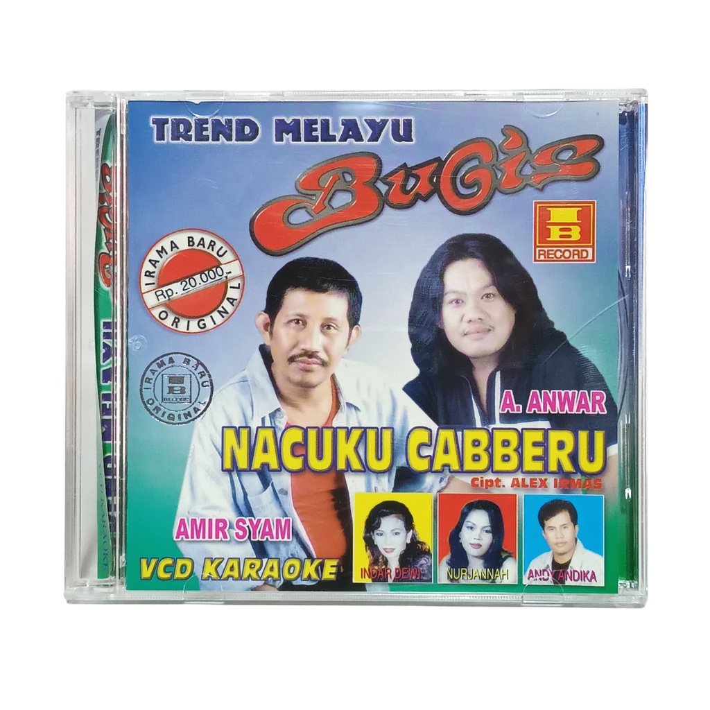 VCD Karaoke Trend Melayu Bugis Nacuku Cabberu