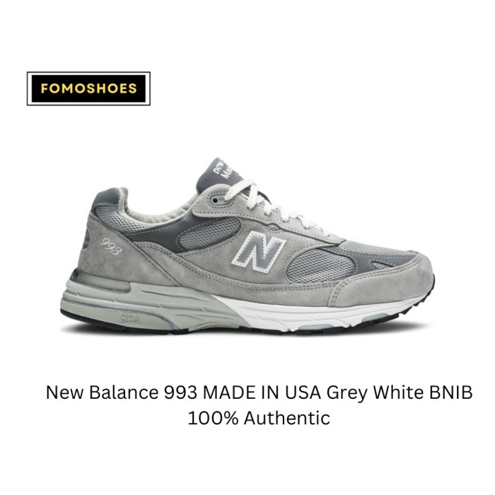 Sepatu NB New Balance 993 Grey White M993GR