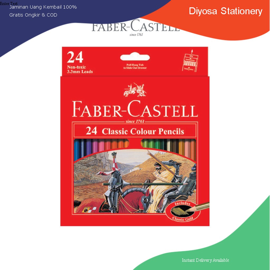 

Classic Colour Pencil 24 L Faber Castell