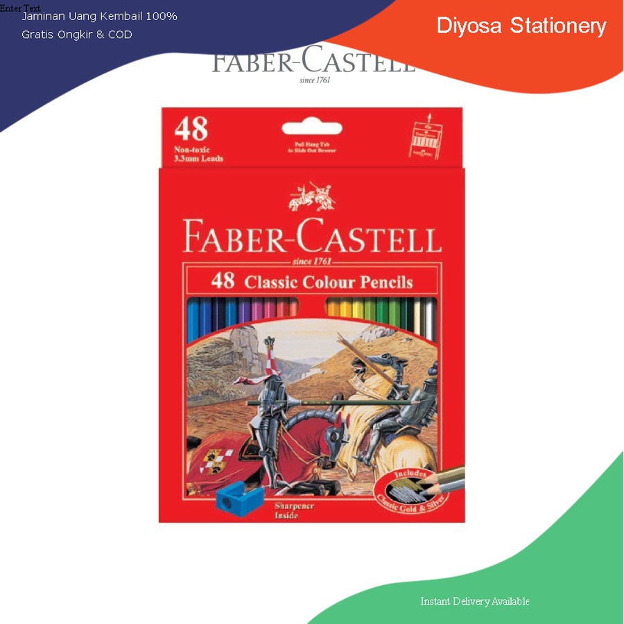 

Pensil Warna Classic 48 L Faber Castell