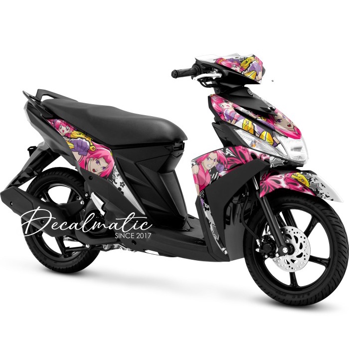 Stiker Decal Full Body Yamaha Mio M3 Mio S 125 - Anime Girl Sakura