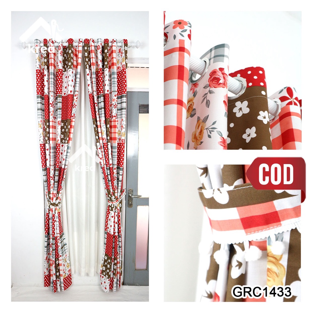 GORDEN JENDELA GORDYN PINTU TIRAI PENDEK PANJANG GRC1433