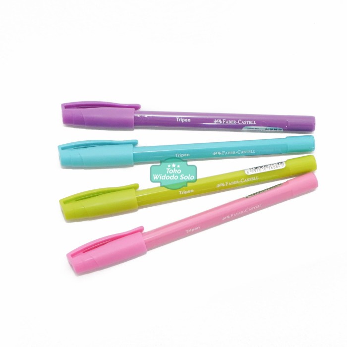 

Pulpen Faber Castell Tripen Hitam Bolpoin Ballpoint 1 Buah