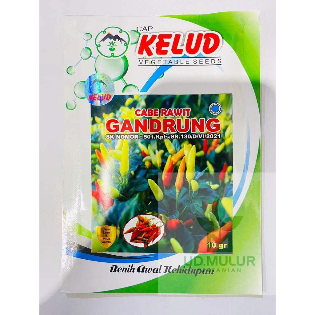 Benih Cabe Rawit GANDRUNG 30gram Cap Kelud
