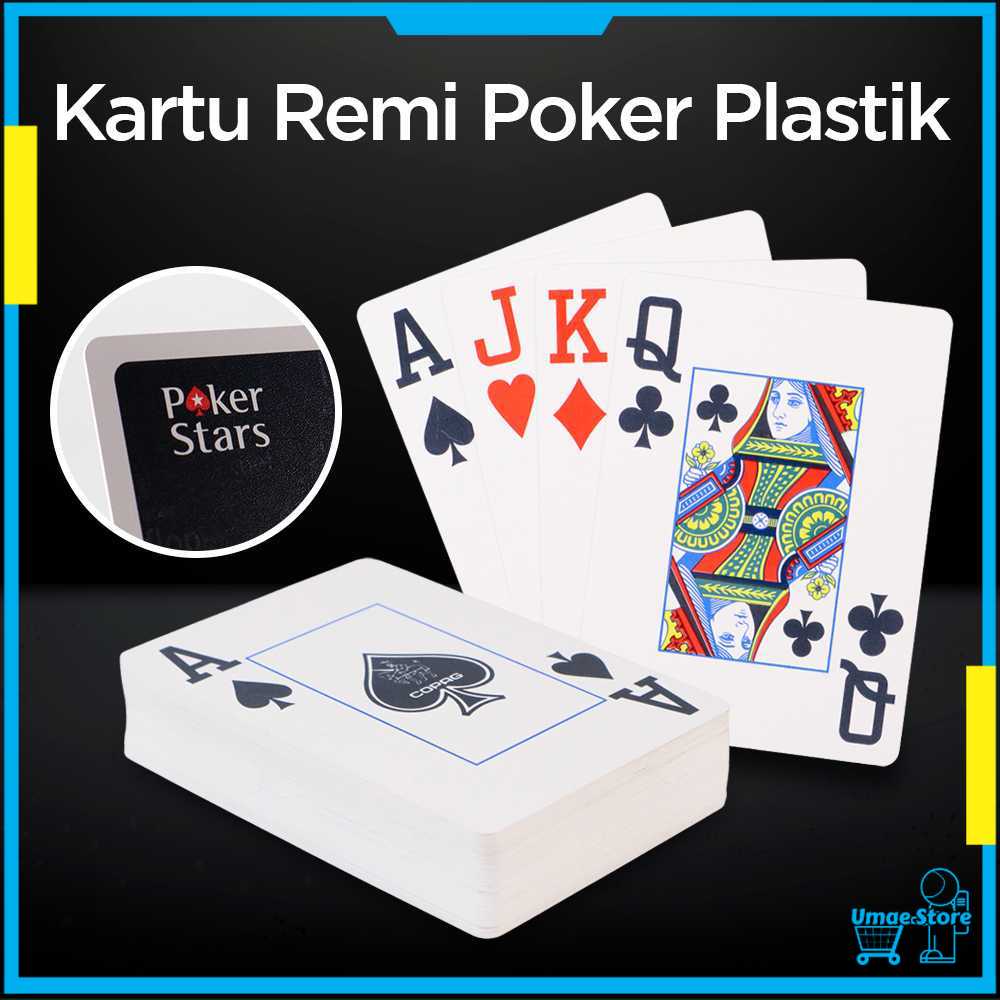 COPAG Poker Stars Kartu Remi Poker Plastik [100% ORIGINAL]
