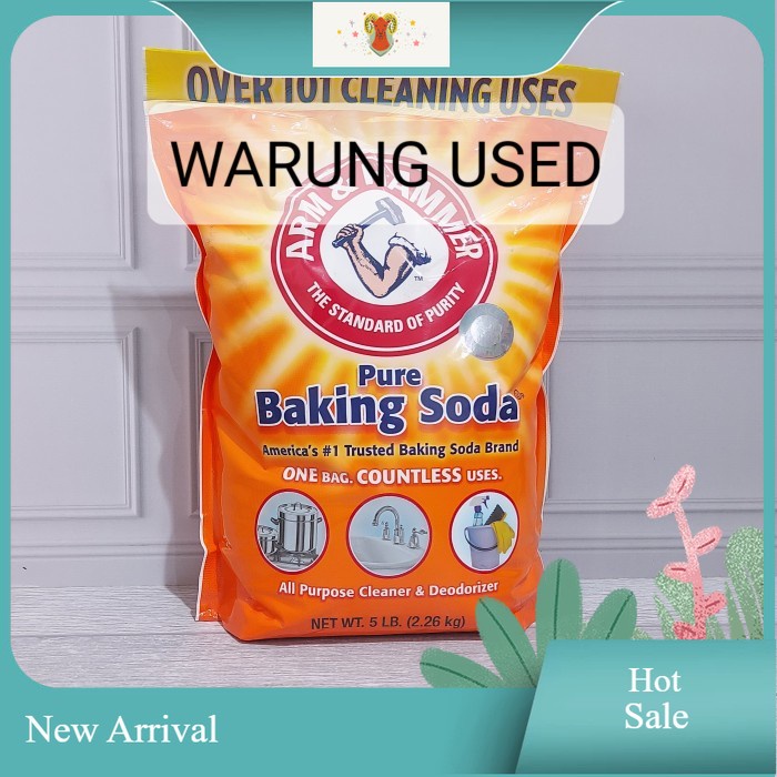 

BAKING SODA MERK Arm & Hammer Baking Soda 2.26 KG MADE IN USA 2.26KG