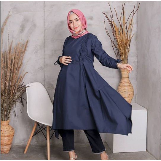 Khadijah Tunik / Atasan Wanita Terbaru Baju Lebaran Atasan Tunik Atasan Murah Atasan Muslim Kekinian