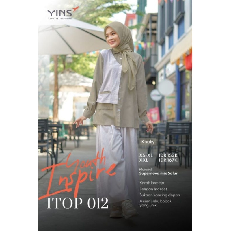 Blouse Atasan ITOP 012 merk inspire youth