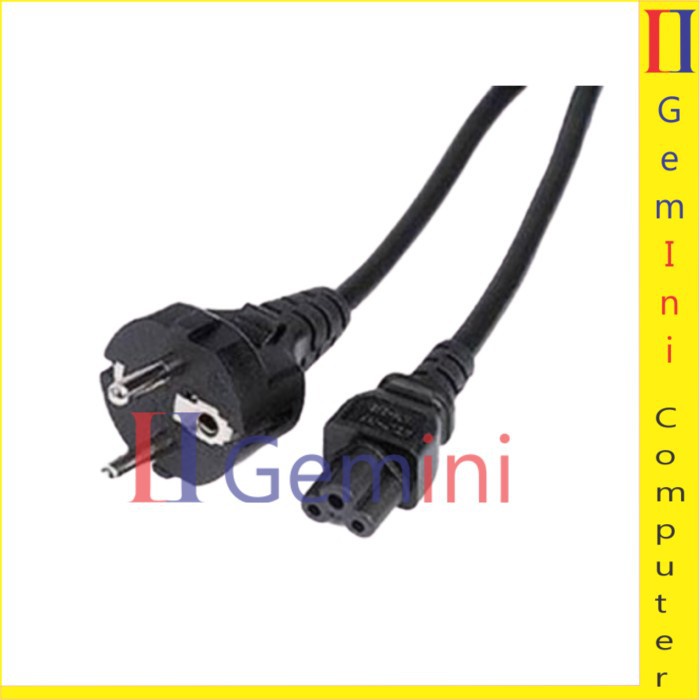 Kabel power adaptor laptop notebook 3 lubang 1.5 m meter 1.5m Tebal Best Quality 1,5 Meter