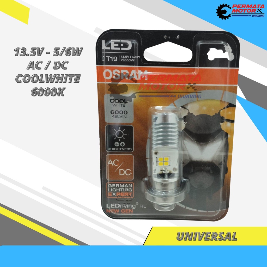 Osram Lampu LED Motor T19 New Gen Putih 7935CW