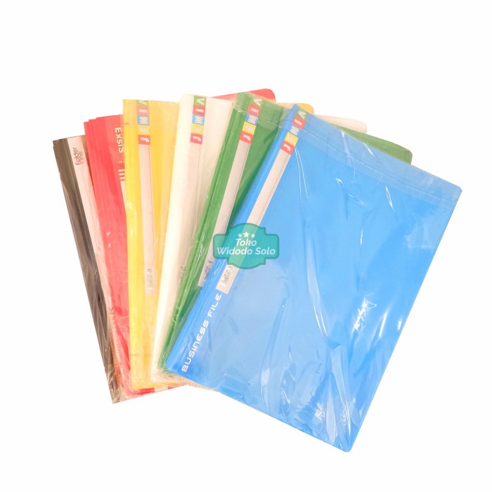 

Map Bisnis File Folio Putih Hijau Kuning Merah Business File Isi 12 - Merah