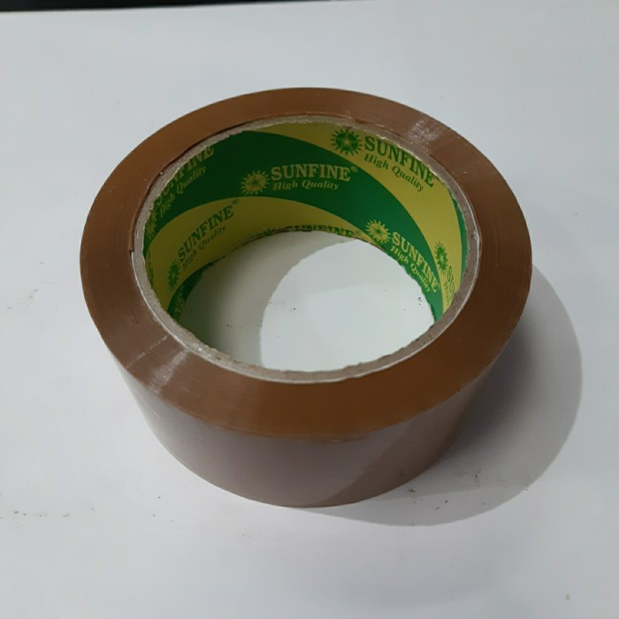 

Isolasi Lakban OPP Coklat Murah Merk Random 48mm x90 Yards 1 Buah