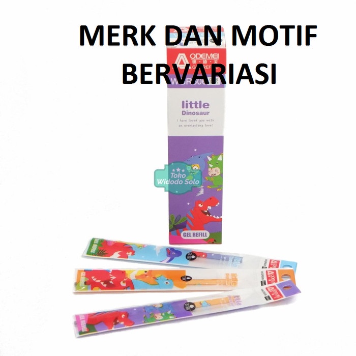 

Isi Pulpen Odemei WGR 606 Gel Hitam Bolpoin Ballpoint Gel Isi 20 - Merk Random
