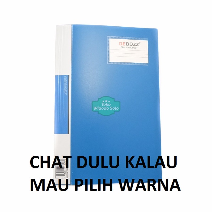 

Map Clear Holder Folio 40 Lembar Jenia Debozz FolderOne Clear Holder