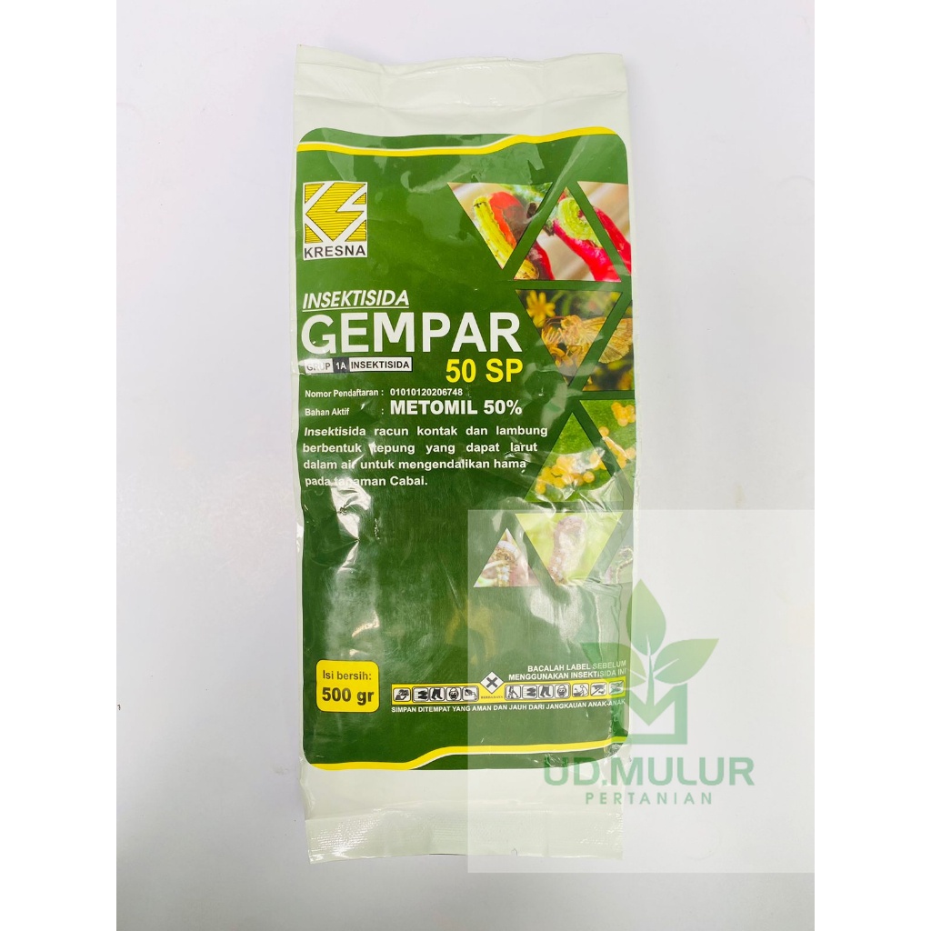 Insektisida metomil 50% GEMPAR 50SP isi 500gr dari SARI KRESNA KIMIA