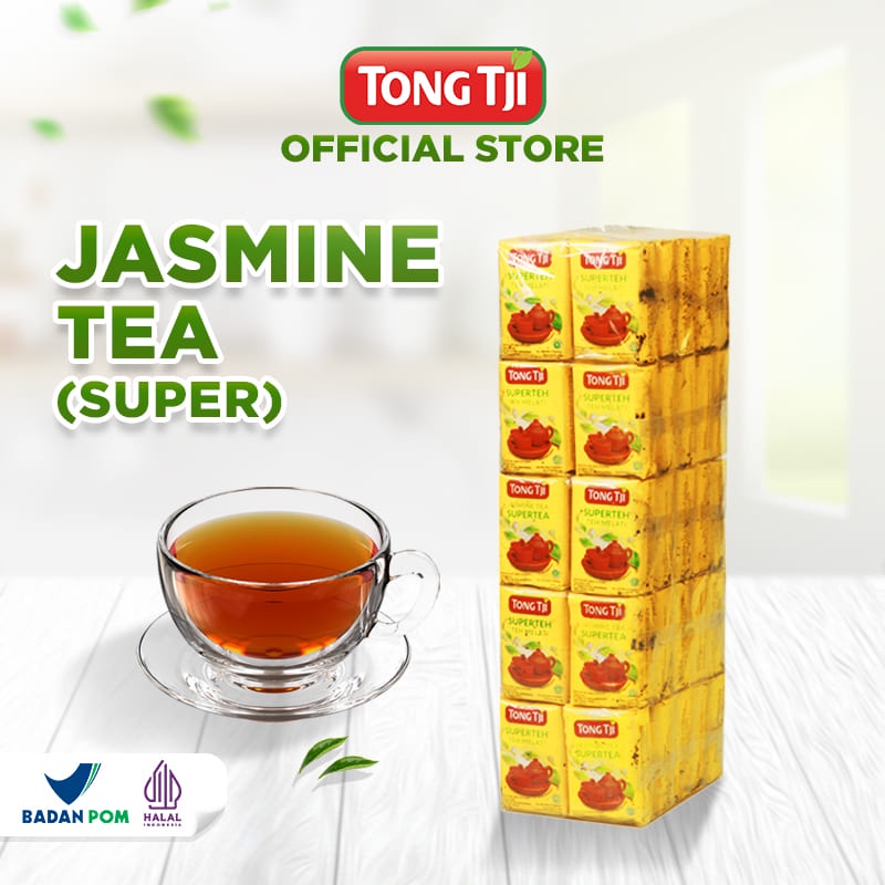 

Tong Tji Super Jasmine Tea 9g, Teh Seduh per Slop
