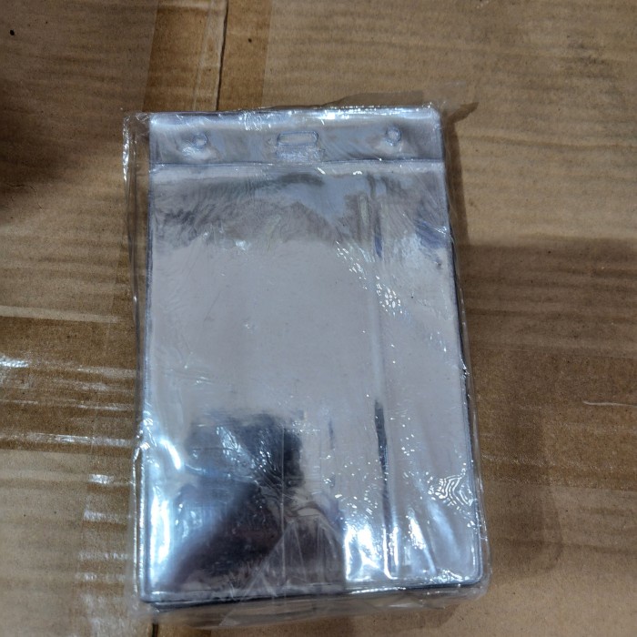 

Plastik ID Card Haji 10.5 x 16 cm isi 100 pcs Name Tag Holder Panitia