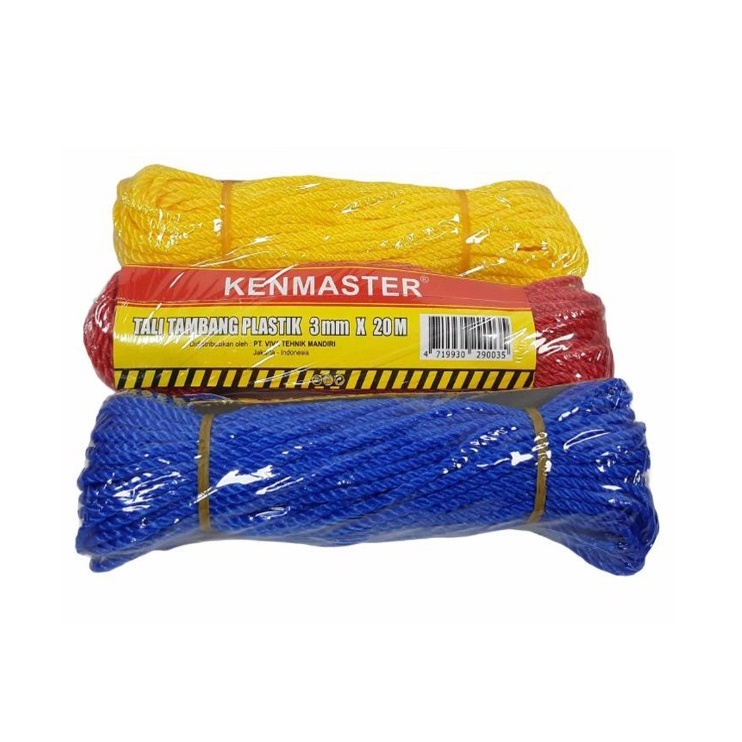 

Kenmaster Tali Tambang 3mm x 20m / Tali Tambang Plastik